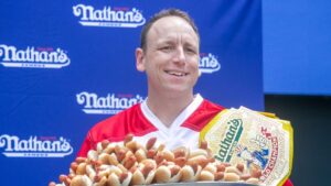 Joey Chestnut favored to win 8th straight Mustard Belt